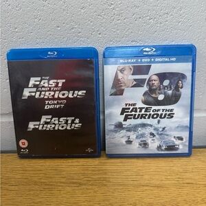 Fast & Furious Blu-ray Set 3 movies